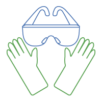 Symbol Arbeitsschutz-Schutzausruestung